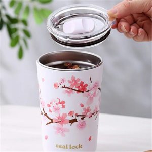 Cherry Blossom Thermal Mug - Image 6