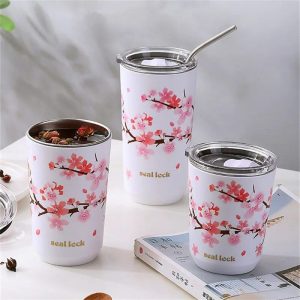 Cherry Blossom Thermal Mug - Image 3