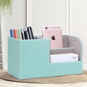Faux Leather Desk Organizer - Image 4