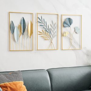 Ginkgo Leaf Metal Wall Art - Image 4