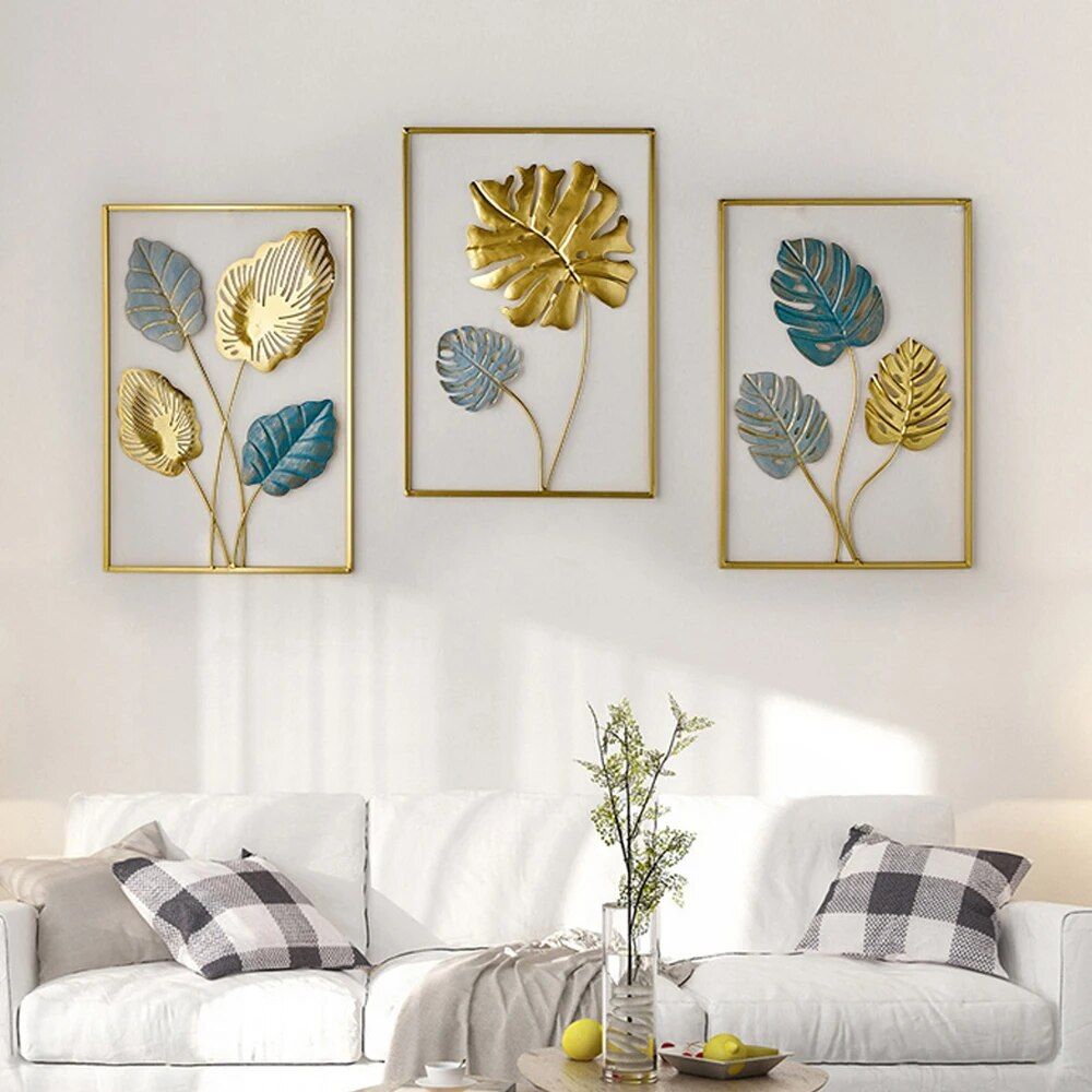 Ginkgo Leaf Metal Wall Art - Image 6
