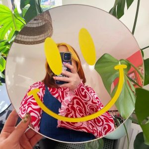Happy Smile Acrylic Mirror - Image 3