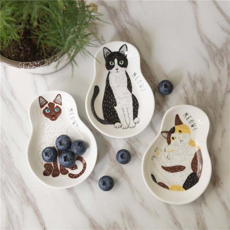 Cat Ceramic Snack Plate