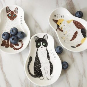 Cat Ceramic Snack Plate - Image 4