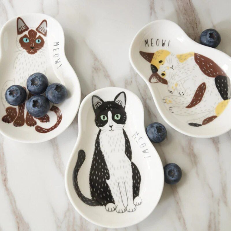 Cat Ceramic Snack Plate - Image 4