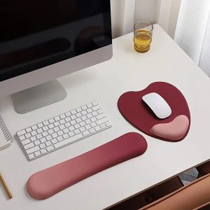 Heart Wrist-Rest Mouse Pad