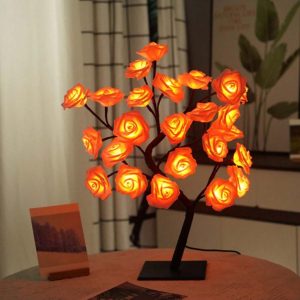 LED Rose Tree Lamp