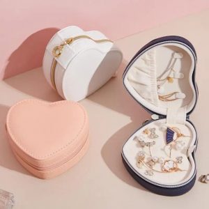 Alternative view of Heart Faux Leather Jewelry Box