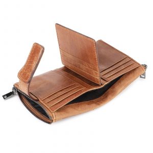 Vintage Zip Wallet for Men - Image 3