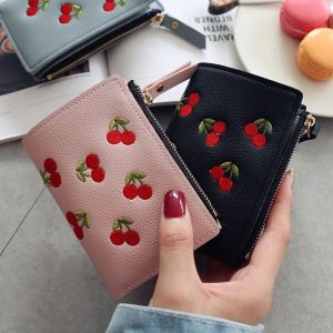Alternative view of Fruit Embroidery Mini Wallet