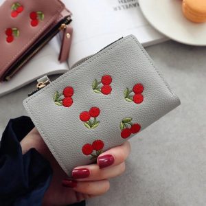 Fruit Embroidery Mini Wallet - Image 6