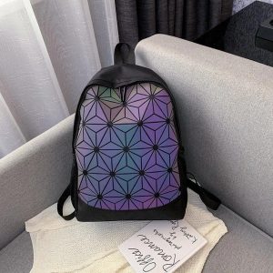 Geometric Canvas Backpack - Image 7
