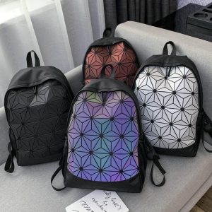 Geometric Canvas Backpack