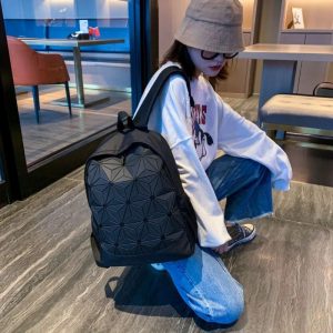 Geometric Canvas Backpack - Image 3