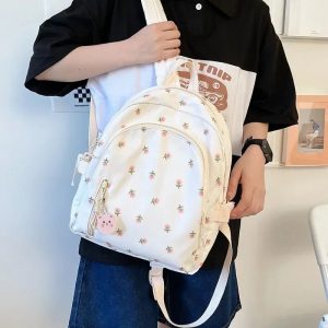 Japanese Floral Mini Backpack - Image 6