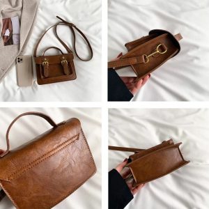Vintage Shoulder Crossbody Bag - Image 6